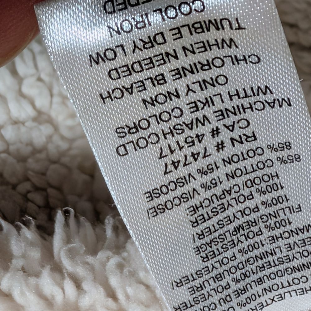 Natural Reflections Flannel Snap-Down Hooded Long… - image 8